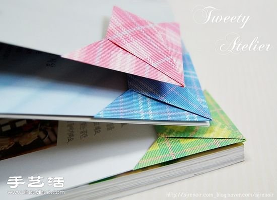 三角形書(shū)簽折紙方法 折三角形書(shū)簽圖解教程 -  itrip.net.cn