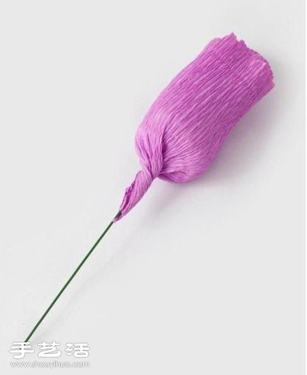 美麗皺紋紙花束手工制作方法圖解教程 -  itrip.net.cn