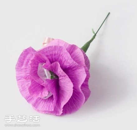 美麗皺紋紙花束手工制作方法圖解教程 -  itrip.net.cn