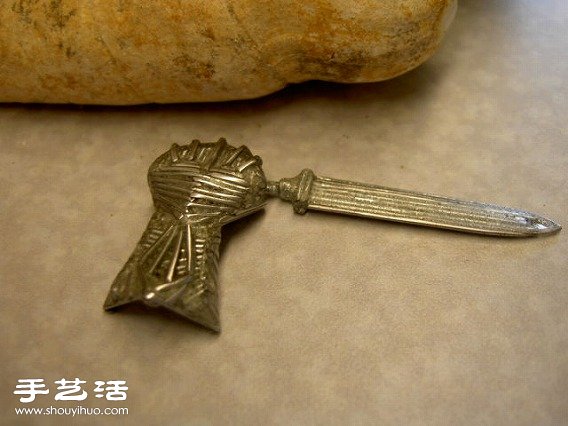 鐵絲手工DIY精致迷你冷兵器小手工藝品 -  itrip.net.cn