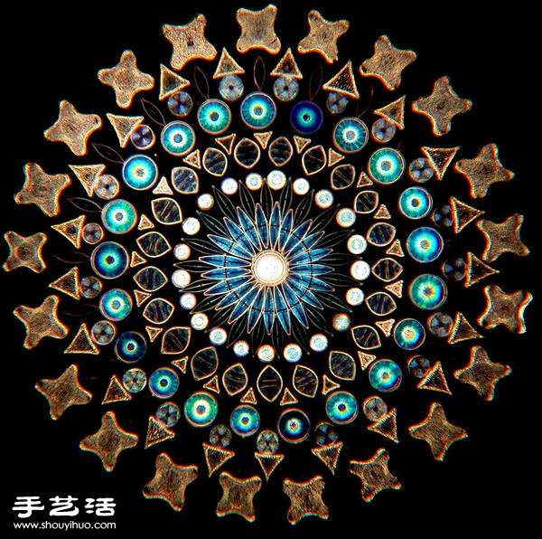 顯微鏡下的絕美 單細(xì)胞硅藻排列的視覺(jué)藝術(shù) -  itrip.net.cn
