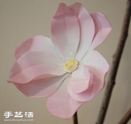 卡紙手工制作漂亮木蘭花的方法圖解教程 -  itrip.net.cn