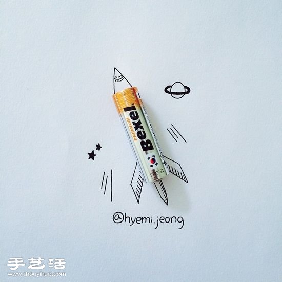 韓國插畫師Hyemi Jeong的創(chuàng)意簡筆畫 -  itrip.net.cn