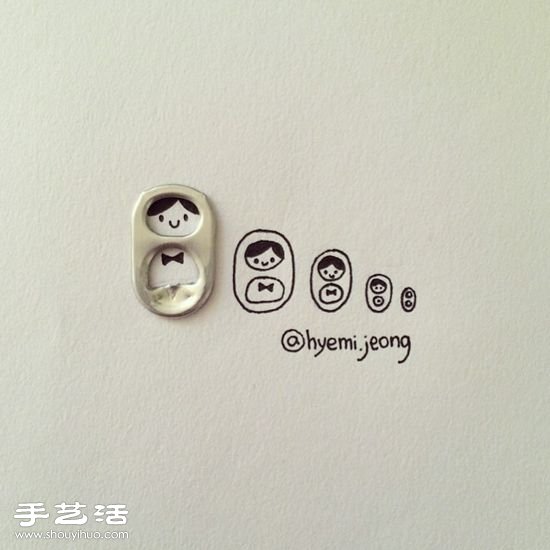 韓國插畫師Hyemi Jeong的創(chuàng)意簡筆畫 -  itrip.net.cn