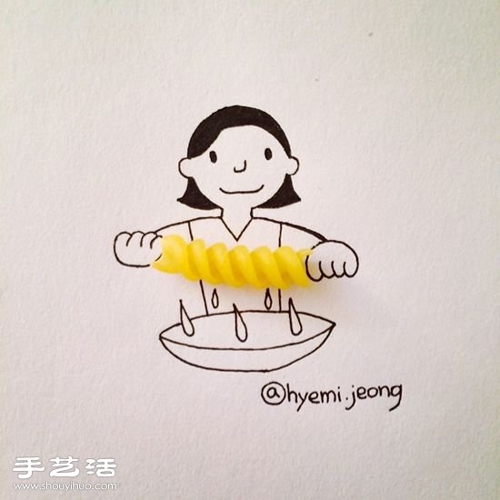 韓國插畫師Hyemi Jeong的創(chuàng)意簡筆畫 -  itrip.net.cn