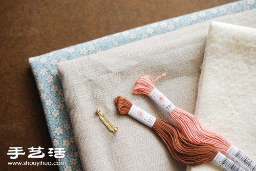 不織布手工制作可愛(ài)小動(dòng)物胸針圖解教程 -  itrip.net.cn
