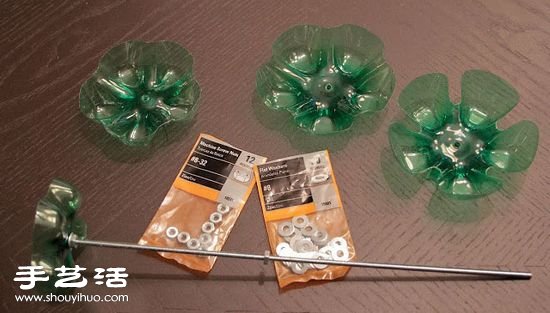 雪碧瓶子手工制作漂亮的首飾架圖解教程 -  itrip.net.cn