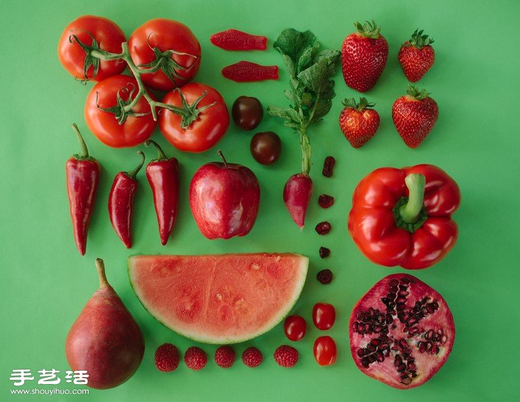 藝術(shù)家們利用各種食材DIY的創(chuàng)意拼貼畫 -  itrip.net.cn