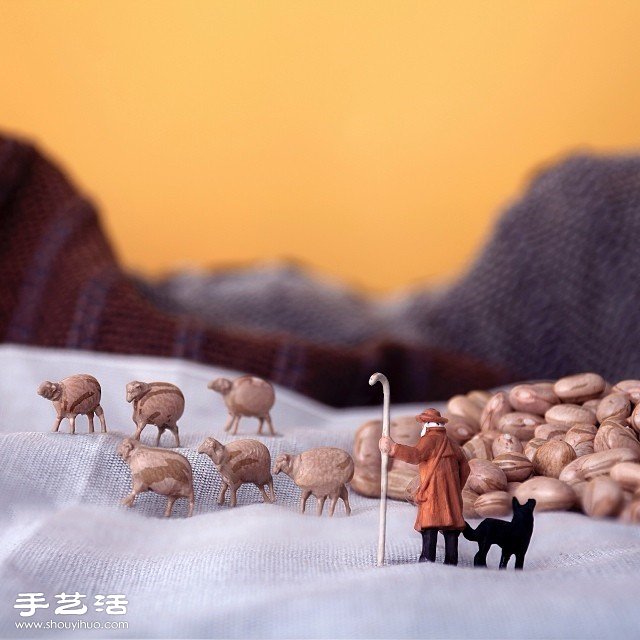 藝術(shù)家們利用各種食材DIY的創(chuàng)意拼貼畫 -  itrip.net.cn