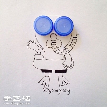 韓國插畫師Hyemi Jeong的創(chuàng)意簡筆畫(續(xù)) -  itrip.net.cn