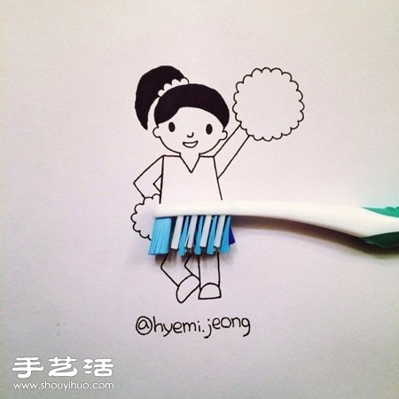 韓國插畫師Hyemi Jeong的創(chuàng)意簡筆畫(續(xù)) -  itrip.net.cn