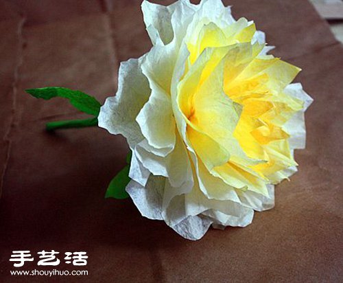 蛋糕紙托紙杯手工DIY逼真牡丹花圖解教程 -  itrip.net.cn