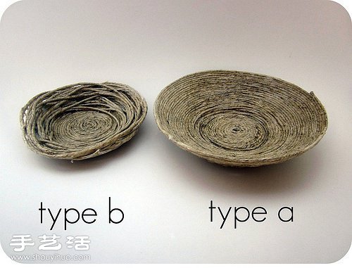 田園風(fēng)麻繩碗盤 麻繩果盤手工制作圖解教程 -  itrip.net.cn
