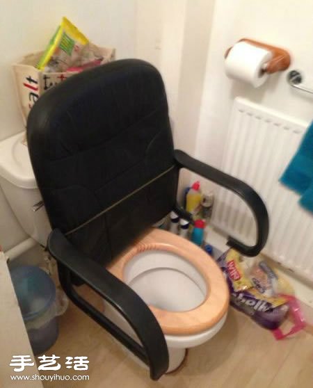 牛人DIY的高大上座便器 老板專用！ -  itrip.net.cn