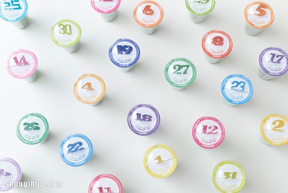 帶超大號碼牌的創(chuàng)意沙拉醬包裝設計 -  itrip.net.cn