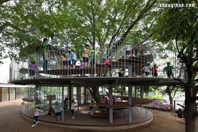 大樹幼兒園設計 學會與自然一同嬉戲 -  itrip.net.cn