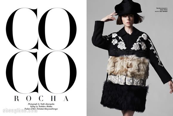 Pose女王 加拿大超模Coco Rocha時(shí)尚寫真 -  itrip.net.cn