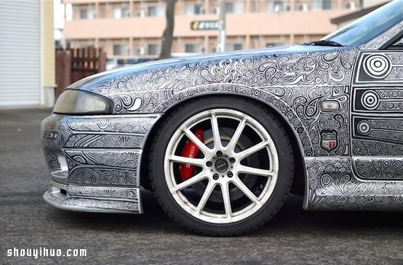 超級搶眼的汽車奇異筆彩繪 酷斃了有木有！ -  itrip.net.cn