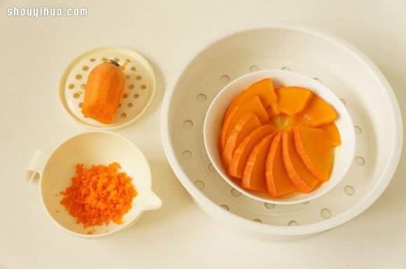 寶寶營養(yǎng)食譜：自制南瓜胡蘿卜米糊的做法 -  itrip.net.cn