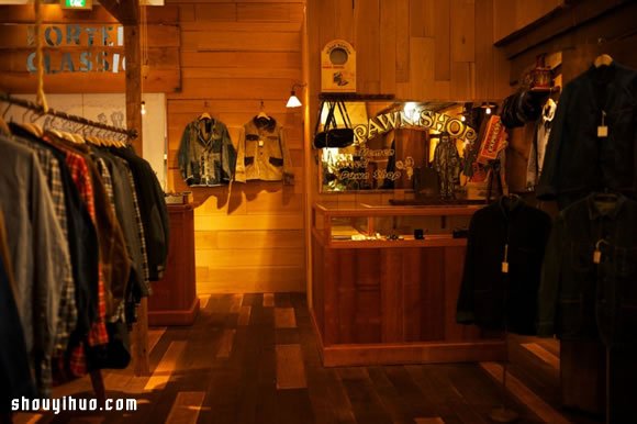 日本Porter Classic復(fù)古風(fēng)服飾店布置設(shè)計(jì) -  itrip.net.cn