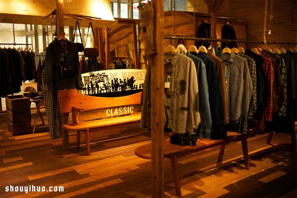 日本Porter Classic復(fù)古風(fēng)服飾店布置設(shè)計(jì) -  itrip.net.cn