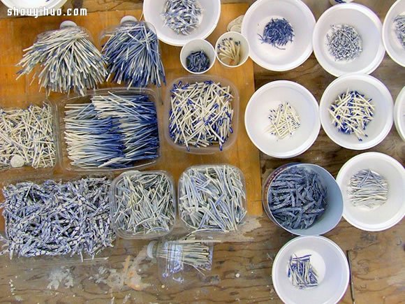 陶瓷片拼湊DIY美輪美奐手工藝品 -  itrip.net.cn