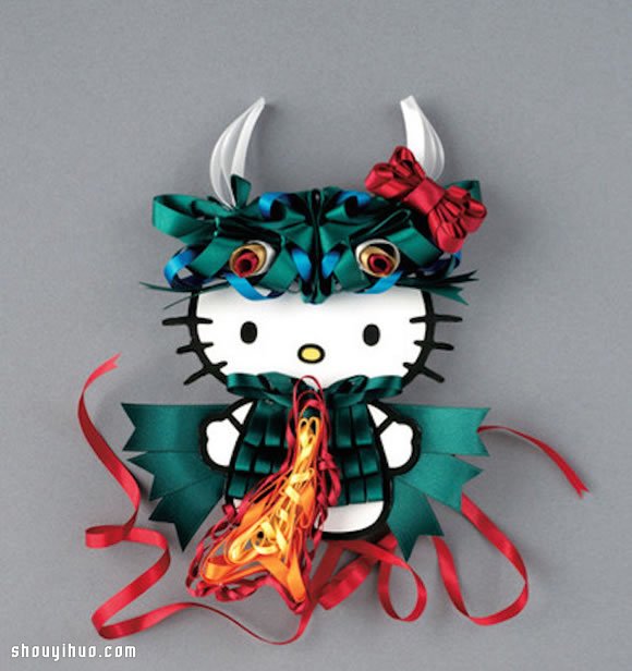 利用緞帶DIY各種風(fēng)格的 Hello Kitty 服裝 -  itrip.net.cn