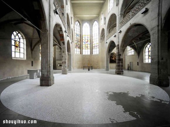 日本藝術(shù)家 Motoi Yamamoto 創(chuàng)意鹽畫 -  itrip.net.cn