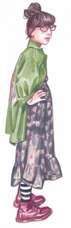 Jenny Williams 以女兒為主題的時(shí)尚插畫(huà) -  itrip.net.cn