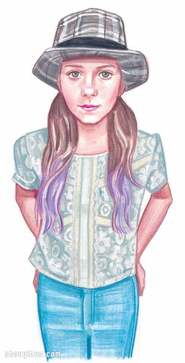 Jenny Williams 以女兒為主題的時(shí)尚插畫(huà) -  itrip.net.cn
