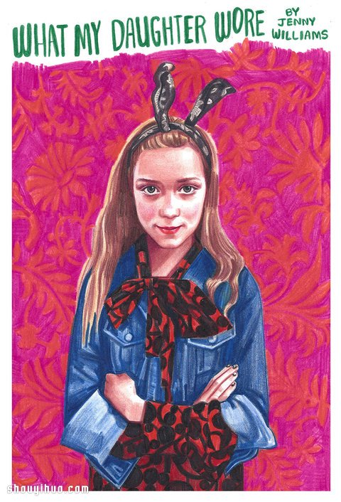 Jenny Williams 以女兒為主題的時(shí)尚插畫(huà) -  itrip.net.cn