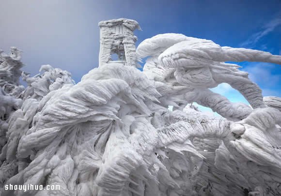 斯洛維尼亞山區(qū)極端冰雪場景攝影作品 -  itrip.net.cn