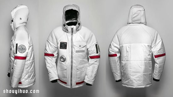 SpaceLife公司設(shè)計的仿太空服概念外套 -  itrip.net.cn