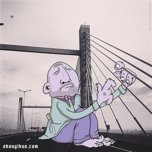 簡單手繪讓生活的一角變得幽默并具有藝術(shù)感 -  itrip.net.cn