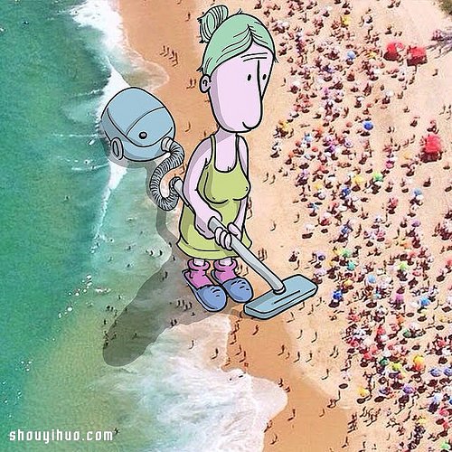 簡單手繪讓生活的一角變得幽默并具有藝術(shù)感 -  itrip.net.cn