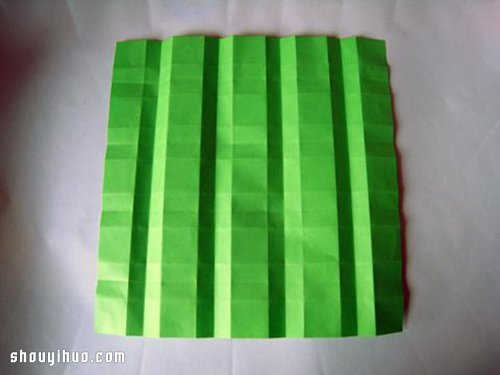 一張紙折紙立體圣誕樹手工DIY制作圖解教程 -  itrip.net.cn