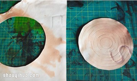 簡約皮革花盆架DIY 皮革盆栽吊架手工制作 -  itrip.net.cn