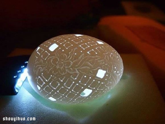美輪美奐的雞蛋殼手繪雕刻DIY手工藝術品 -  itrip.net.cn