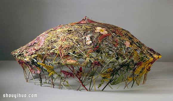 精美押花藝術(shù)：押花技術(shù)創(chuàng)作的花籃作品 -  itrip.net.cn