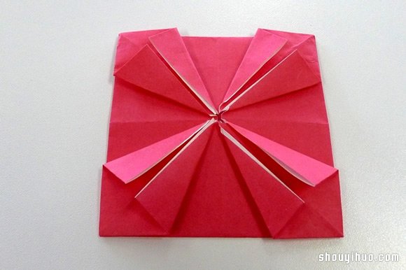 紙繡球的做法 折紙繡球花手工制作圖解教程 -  itrip.net.cn