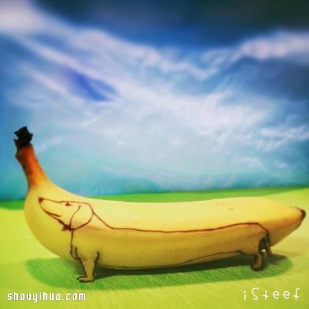 用香蕉來手工DIY 雕刻出不平凡的藝術(shù)作品 -  itrip.net.cn
