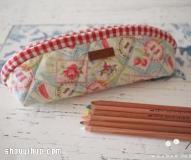 可愛韓國風(fēng)布藝手拿包筆袋DIY手工制作圖解 -  itrip.net.cn