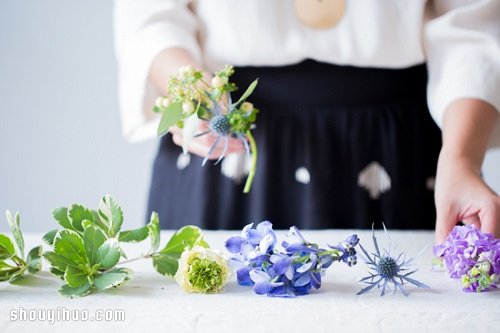 隨意花卉組合搭配 DIY漂亮插花教程圖解 -  itrip.net.cn