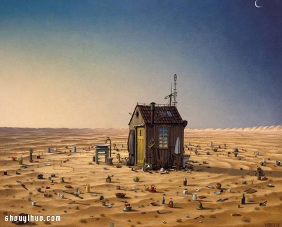 Jacek Yerka 帶你進入夢境般的插畫世界！ -  itrip.net.cn