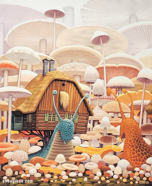 Jacek Yerka 帶你進入夢境般的插畫世界！ -  itrip.net.cn