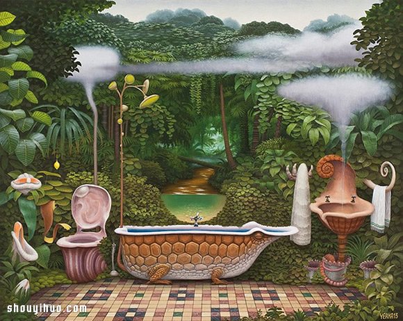 Jacek Yerka 帶你進入夢境般的插畫世界！ -  itrip.net.cn