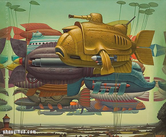 Jacek Yerka 帶你進入夢境般的插畫世界！ -  itrip.net.cn
