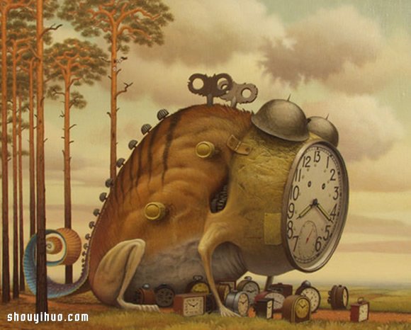 Jacek Yerka 帶你進入夢境般的插畫世界！ -  itrip.net.cn