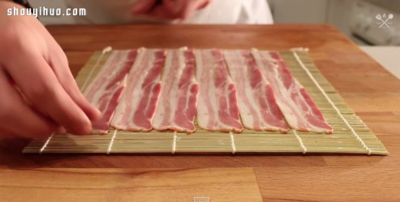 極品肉壽司的做法 自制培根包裹純?nèi)鈮鬯?-  itrip.net.cn