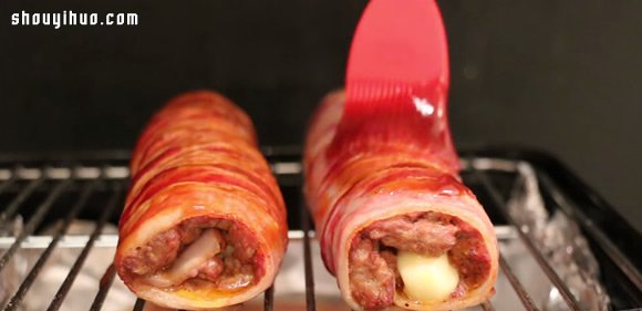 極品肉壽司的做法 自制培根包裹純?nèi)鈮鬯?-  itrip.net.cn